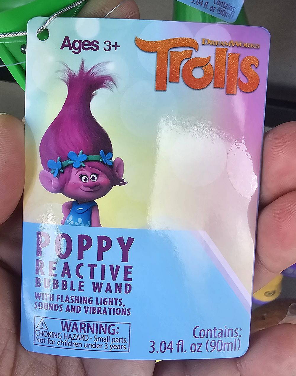 Universal Poppy Universal Mega Movie Parade Trolls Poppy Reactive Bubble Wand ...